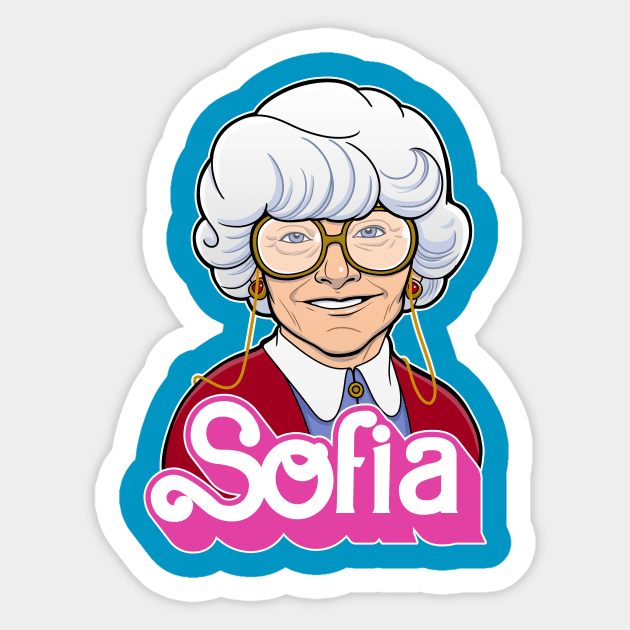 Sofia Sticker by ursulalopez